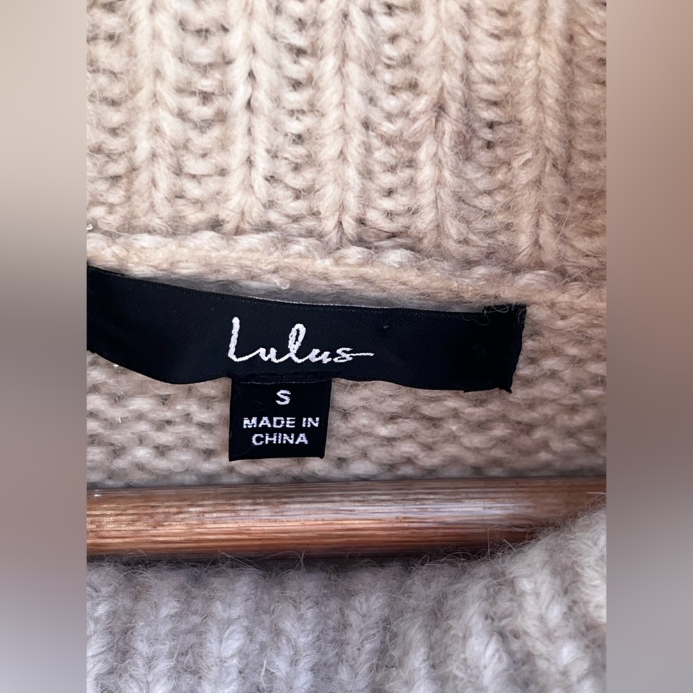 Lulus Cuddle Weather Heather Beige Turtleneck Sweater - Picture 10 of 14